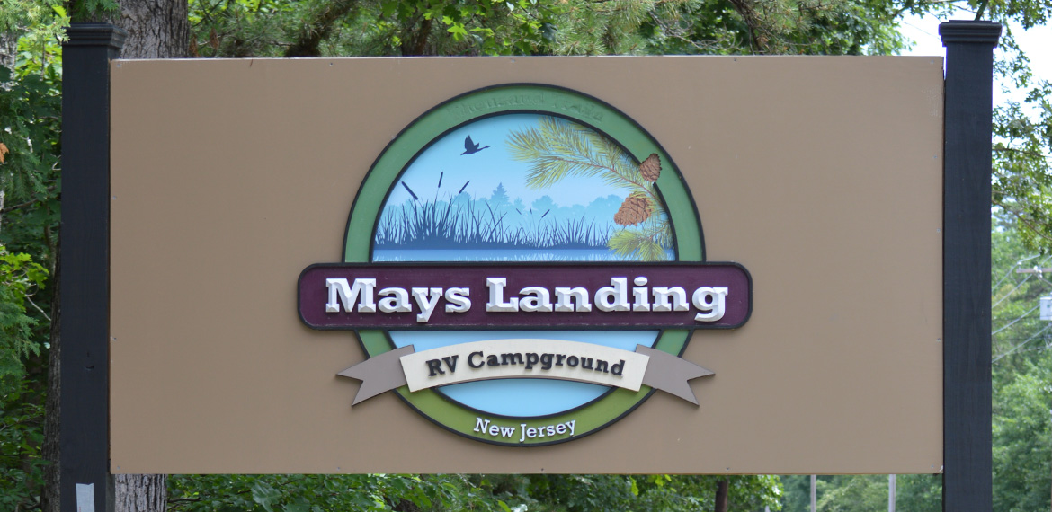 Mays Landing Sign