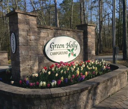 Green Holly Campground Sign